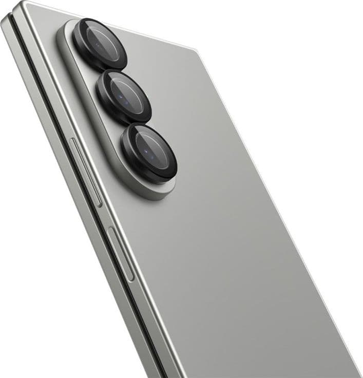 Spigen Optik Pro HD GLAS.TR EZ Fit Camera Protector 2-Pack - Lens Protector for Samsung Galaxy Z Fold 7 (2 pcs)(Black) - 3