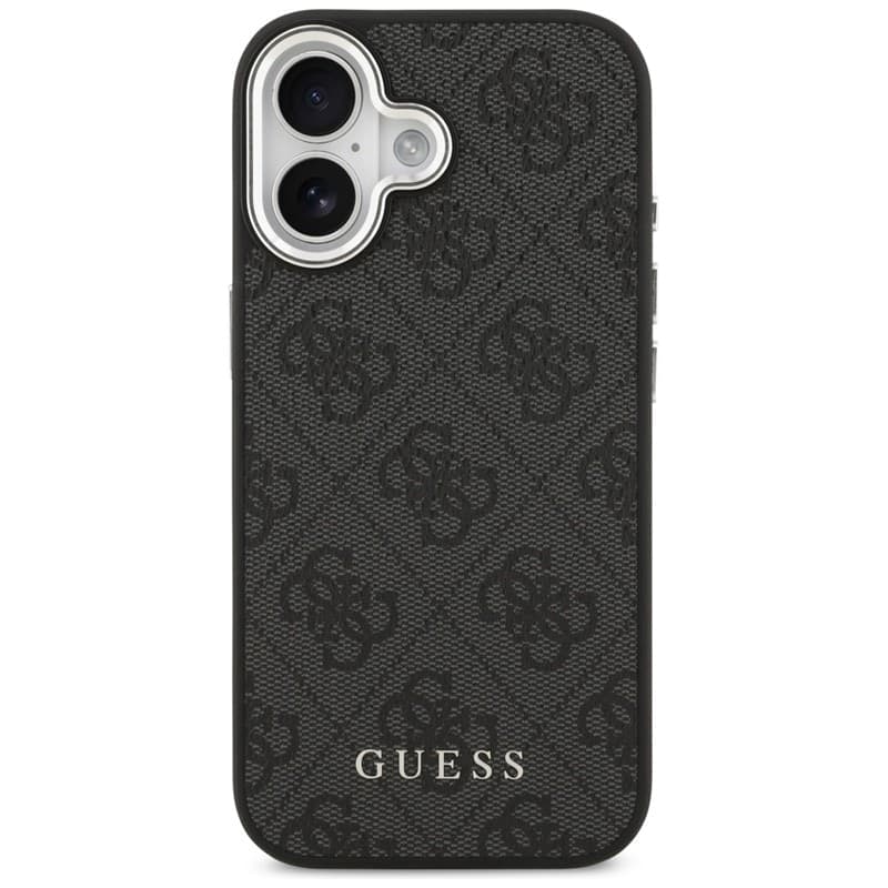 Guess 4G Classic Logo MagSafe - Custodia per iPhone 17 (Nero) - 3