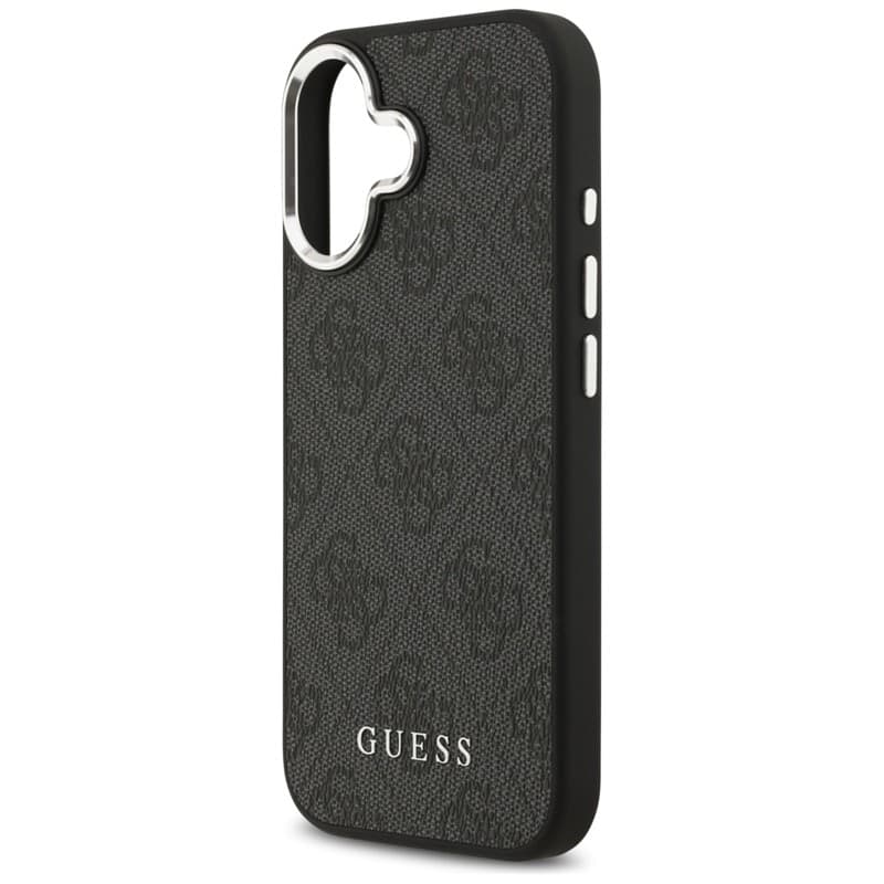 Guess 4G Classic Logo MagSafe - Custodia per iPhone 17 (Nero) - 6