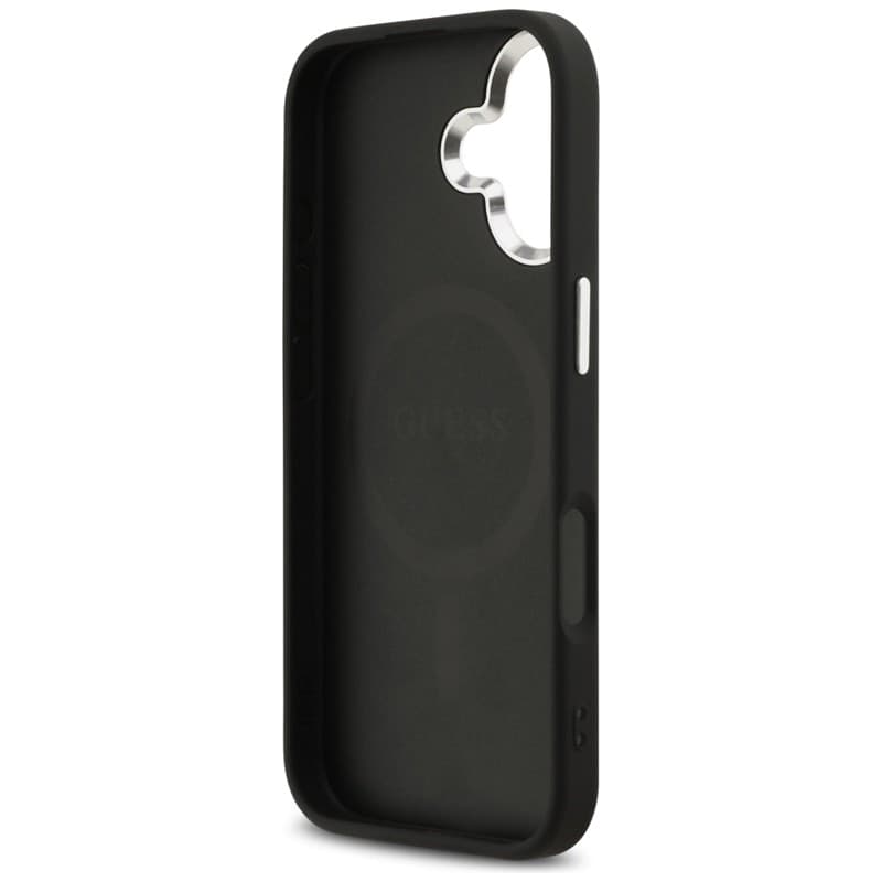 Guess 4G Classic Logo MagSafe - Custodia per iPhone 17 (Nero) - 7
