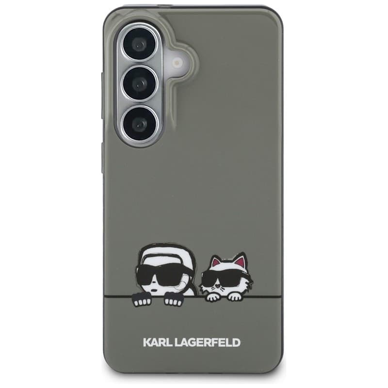Karl Lagerfeld IML Peekaboo Karl & Choupette MagSafe - Custodia per Samsung Galaxy S26 (nera) - 3