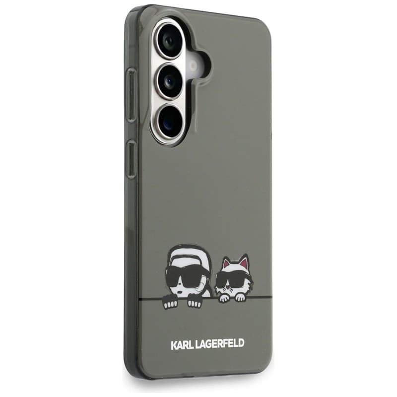 Karl Lagerfeld IML Peekaboo Karl & Choupette MagSafe - Custodia per Samsung Galaxy S26 (nera) - 4