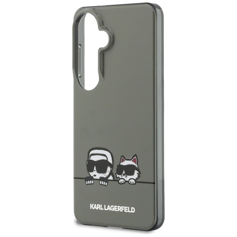 Karl Lagerfeld IML Peekaboo Karl & Choupette MagSafe - Custodia per Samsung Galaxy S26 (nera) - 6