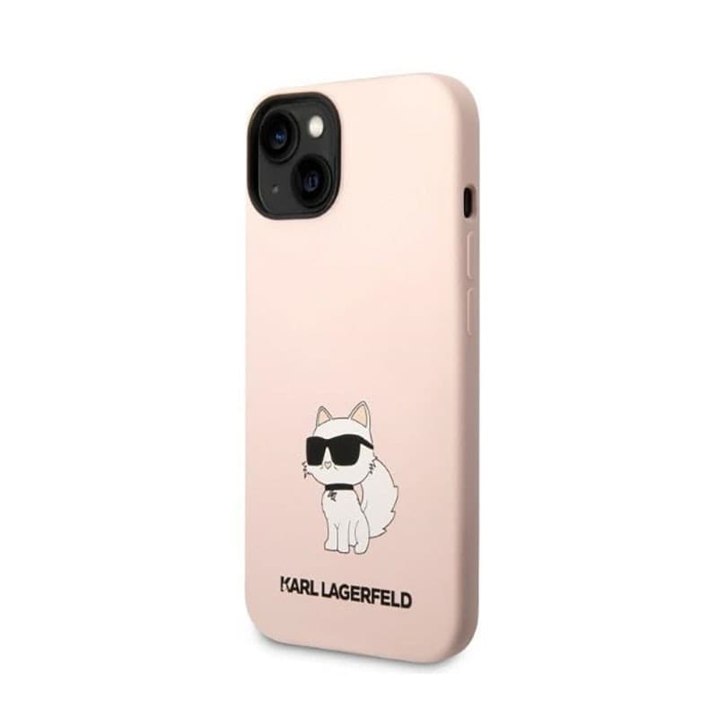 Karl Lagerfeld Silicone NFT Choupette - Case for iPhone 14 Plus (Pink) - 2