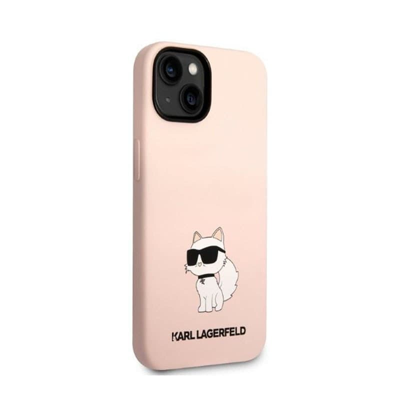 Karl Lagerfeld Silicone NFT Choupette - Case for iPhone 14 Plus (Pink) - 4