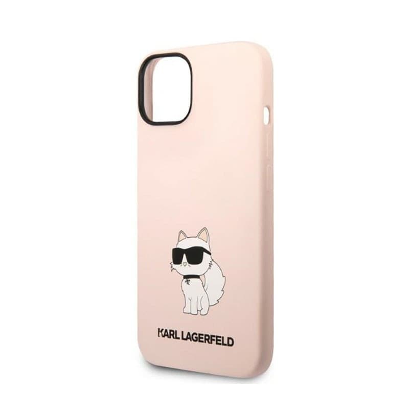 Karl Lagerfeld Silicone NFT Choupette - Case for iPhone 14 Plus (Pink) - 6
