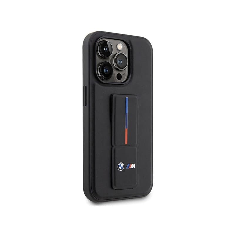 BMW Grip Stand Hot Stamp - Case for iPhone 14 Pro (Black) - 4