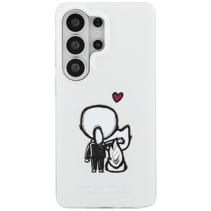 Karl Lagerfeld IML Karl & Choupette MagSafe - Custodia per Samsung Galaxy S26 Ultra (trasparente) - 3