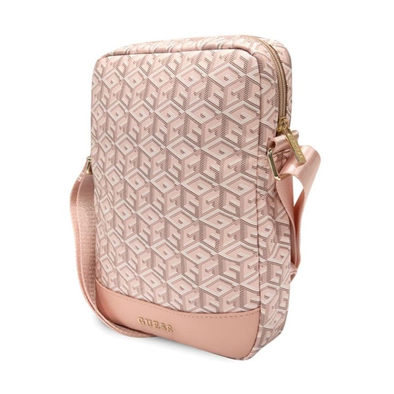 Guess GCube Stripe Tablet Bag - 10" Tablet bag (Pink) - 2