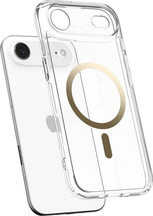 Spigen Ultra Hybrid Mag MagSafe - Case for iPhone Air (Clear/Gold) - 5
