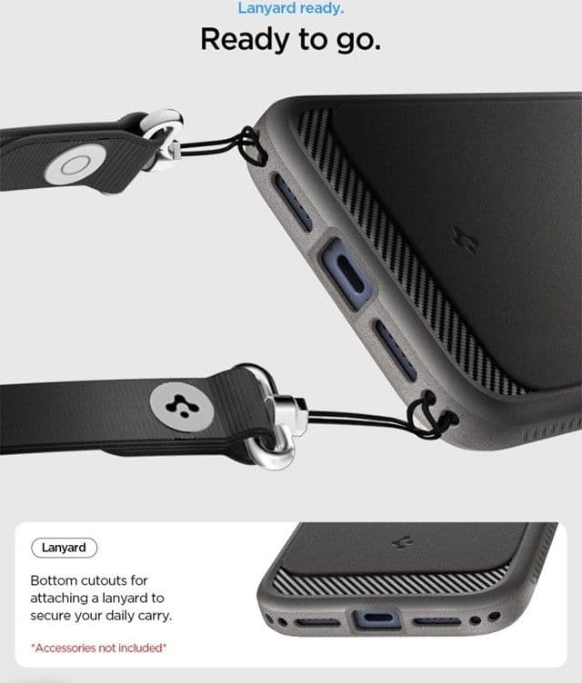 Spigen Rugged Armor Mag MagSafe - Custodia per iPhone 18 Pro Max / 17 Pro Max (Grigio) - 6