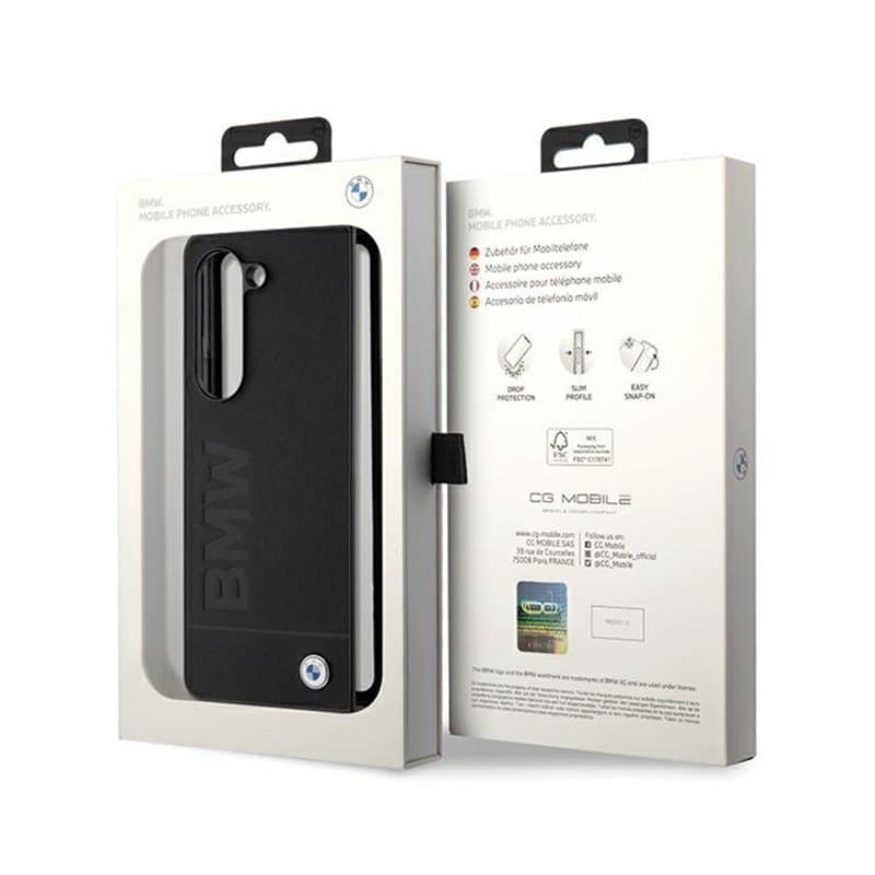 BMW Signature Logo Imprint - Case for Samsung Galaxy Z Fold 5 (Black) - 7