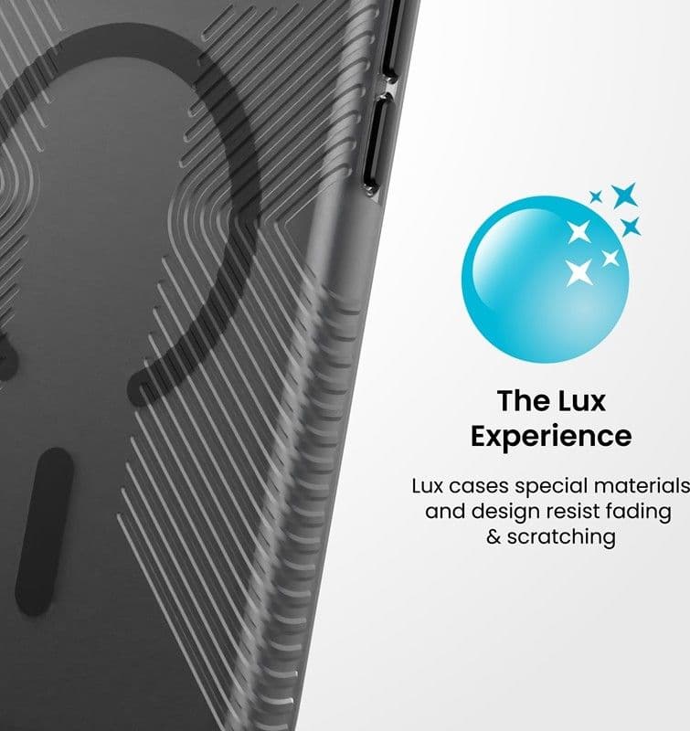 Speck Presidio Lux Grip MagSafe - Custodia per iPhone 18 Pro / 17 Pro (Ossidiana) - 7