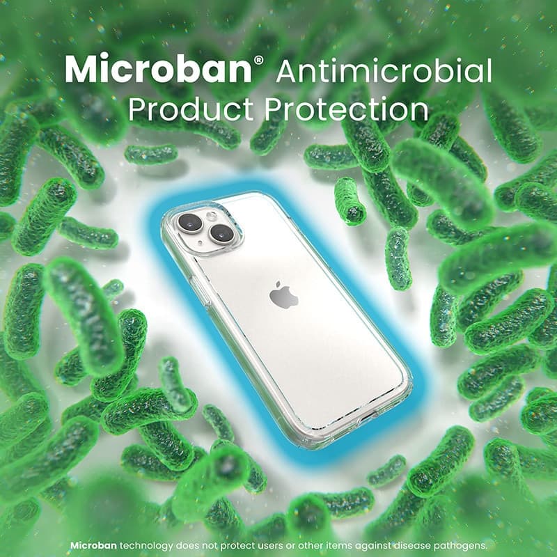 Speck Gemshell - Custodia per iPhone 16e / iPhone 15 / iPhone 14 / iPhone 13 (Trasparente) - 7