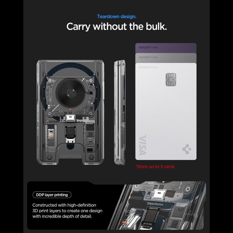 Portafoglio Spigen Ultra Hybrid MagSafe - Portafoglio magnetico (Neo One) - 7