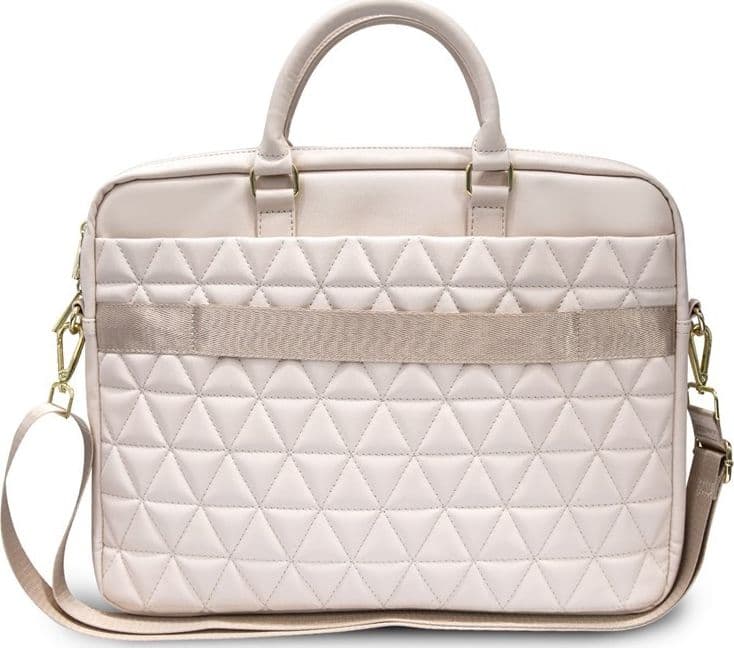 Guess Quilted Computer Bag 15" (Pink) - 3