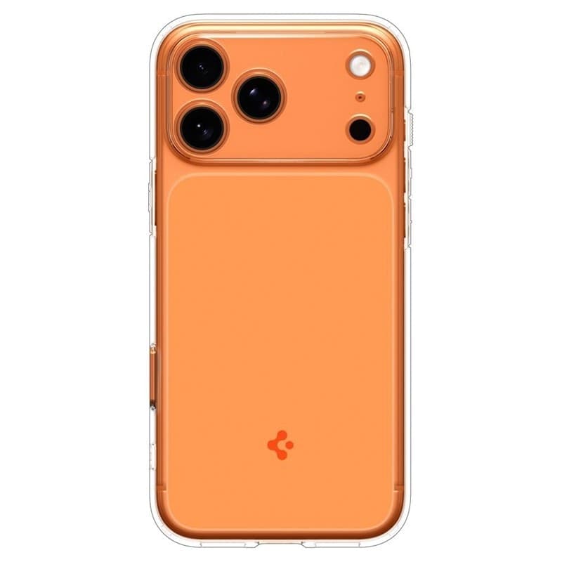 Spigen Ultra Hybrid T Mag MagSafe - Custodia per iPhone 17 Pro (Arancione lucido) - 3