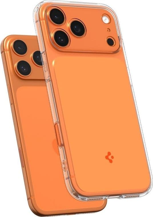 Spigen Ultra Hybrid T Mag MagSafe - Custodia per iPhone 17 Pro (Arancione lucido) - 6