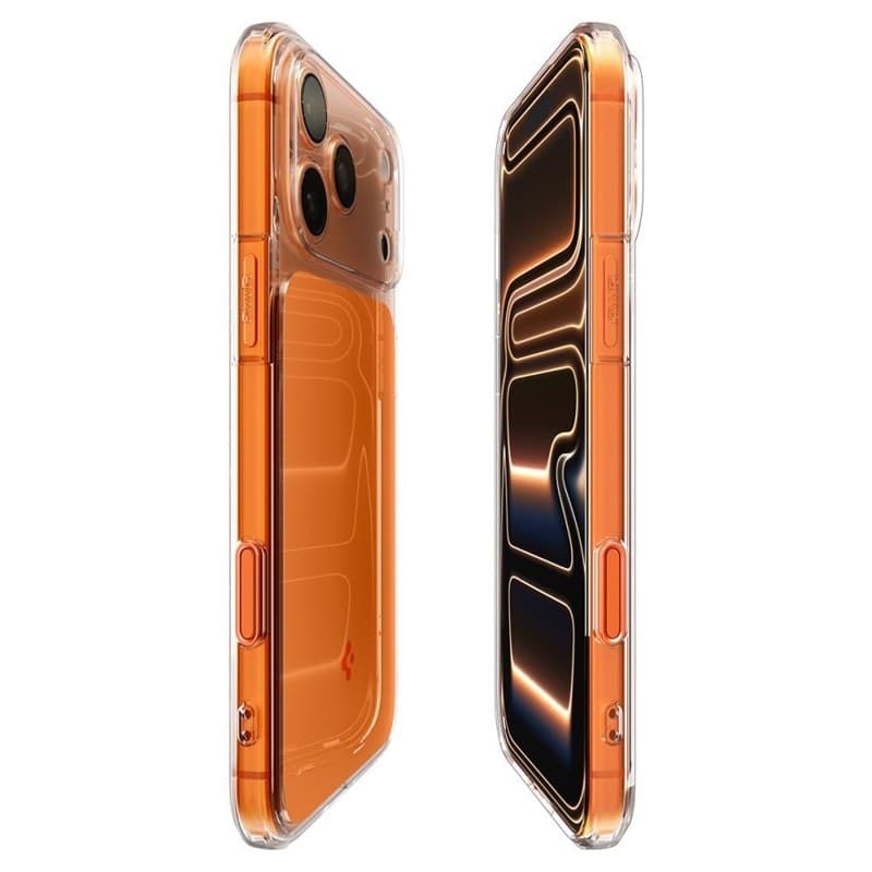 Spigen Ultra Hybrid T Mag MagSafe - Custodia per iPhone 17 Pro (Arancione lucido) - 7