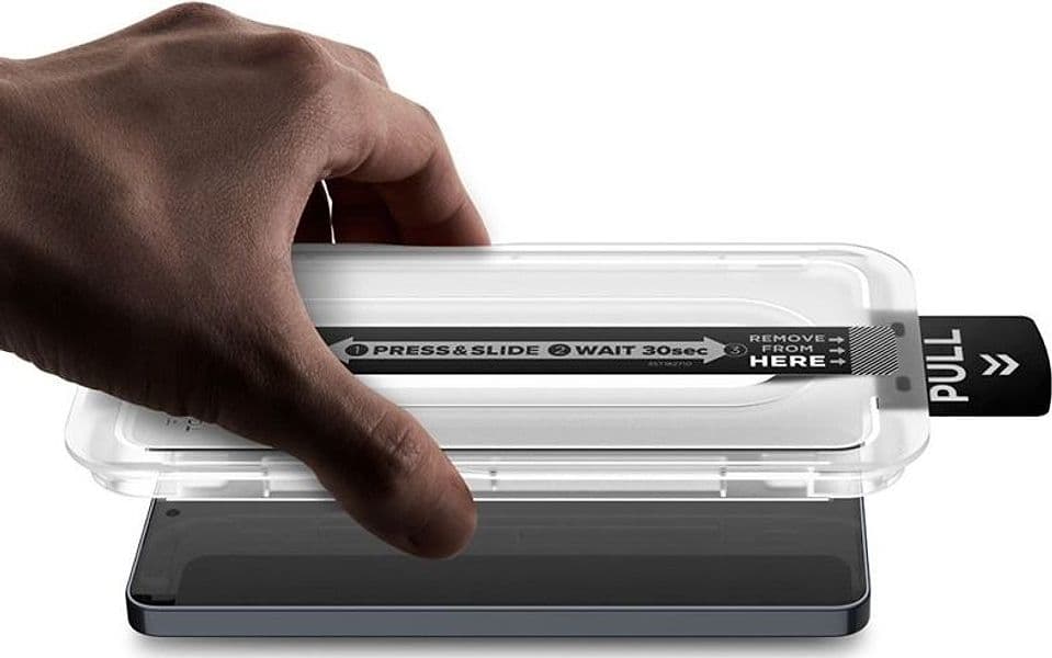Spigen GLAS.TR EZ Fit Pro AC Antiriflesso Confezione da 2 - Vetro temperato antiriflesso per Samsung Galaxy S26 (2 pezzi) - 4