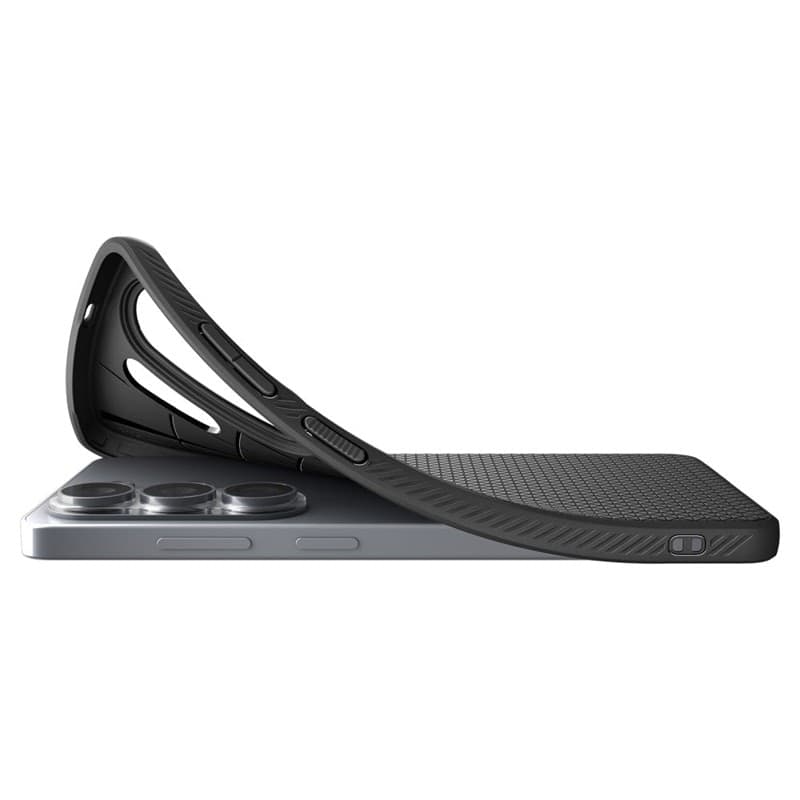 Spigen Liquid Air - Custodia per Samsung Galaxy S26 Ultra (nero opaco) - 3
