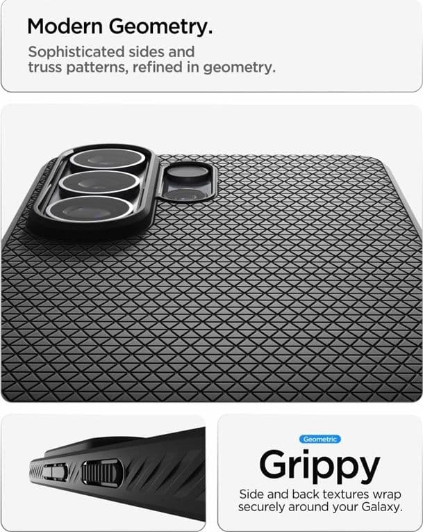 Spigen Liquid Air - Custodia per Samsung Galaxy S26 Ultra (nero opaco) - 10
