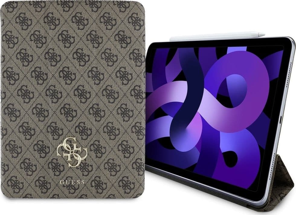 Guess Magnetic 4G Big Logo - Case iPad Air 11" M3 (2025) / iPad Air 11" M2 (2024) (brown)