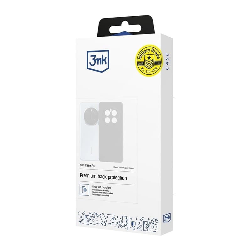 3mk Matt Case Pro - Custodia per Samsung Galaxy S26 Ultra (Nero) - 6