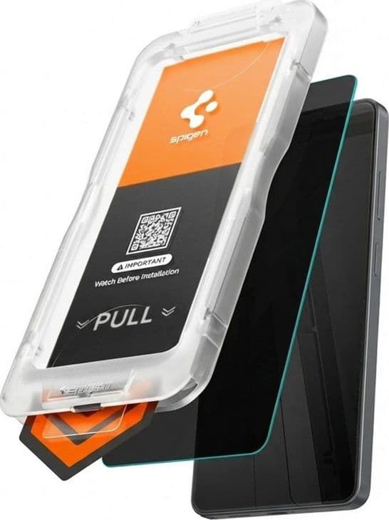 Spigen Glas.tR EZ Fit Pro AC HD Privacy - Vetro temperato per la privacy per Samsung Galaxy S26+ - 3