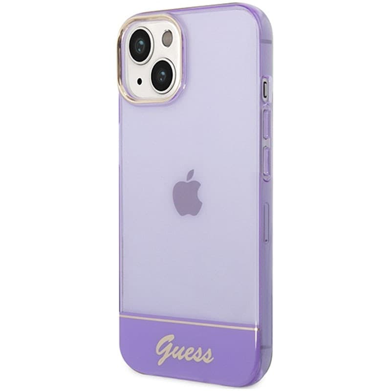 Guess Translucent - Case for iPhone 14 Plus (Purple) - 2