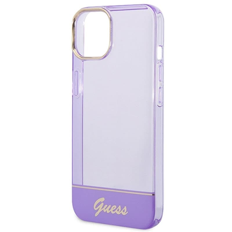 Guess Translucent - Case for iPhone 14 Plus (Purple) - 6