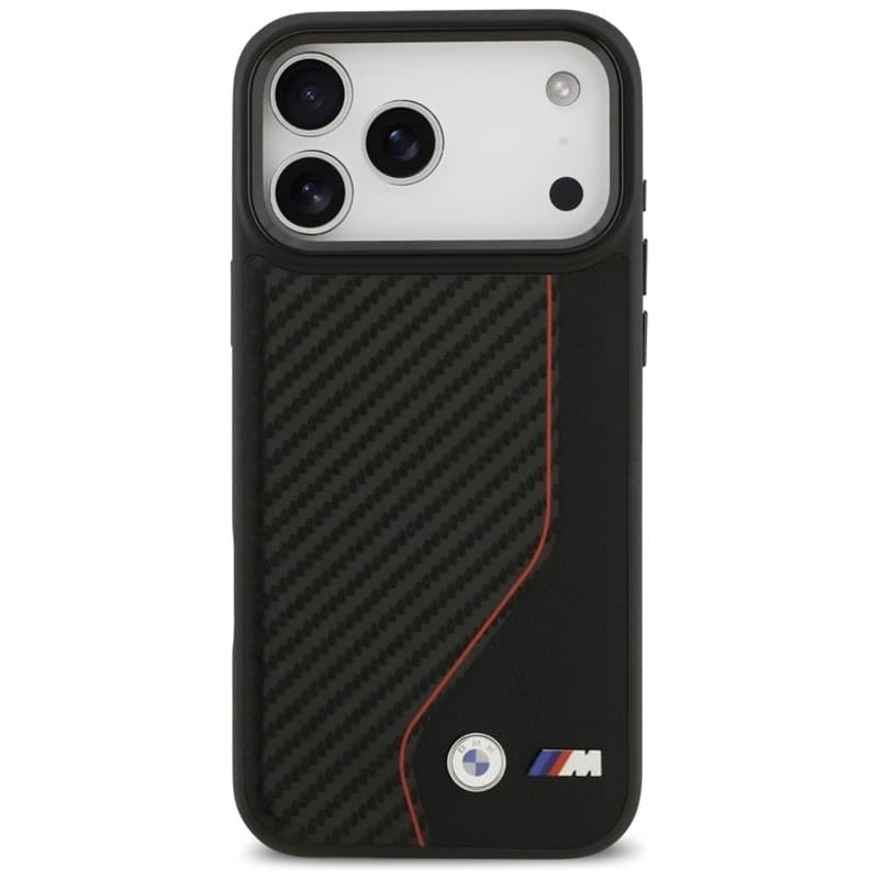 BMW M Carbon Line & Logo MagSafe - Case iPhone 17 Pro Max (red) - 3