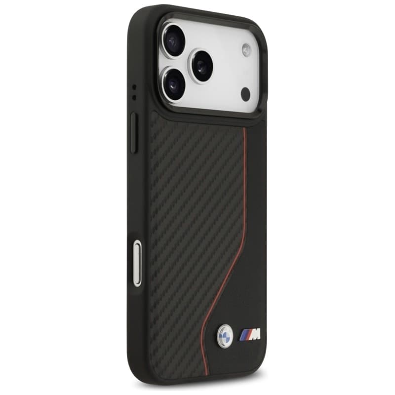 BMW M Carbon Line & Logo MagSafe - Case iPhone 17 Pro Max (red) - 4