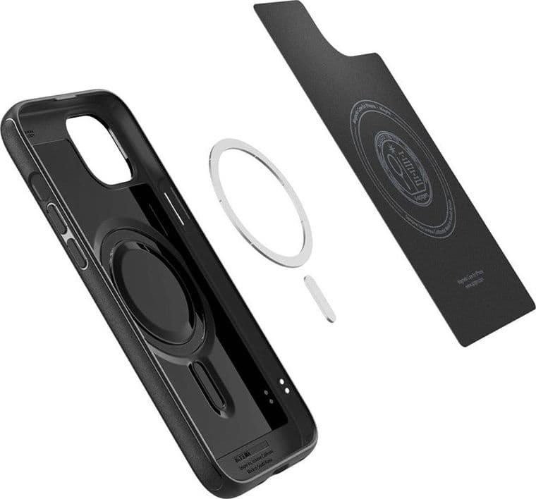 Spigen Mag Armor MagSafe - Case for iPhone 15 (Matte Black) - 8