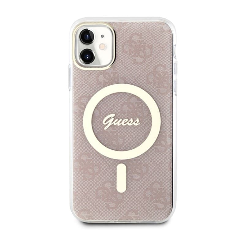 Guess 4G MagSafe - Case for iPhone 11 (Pink) - 3