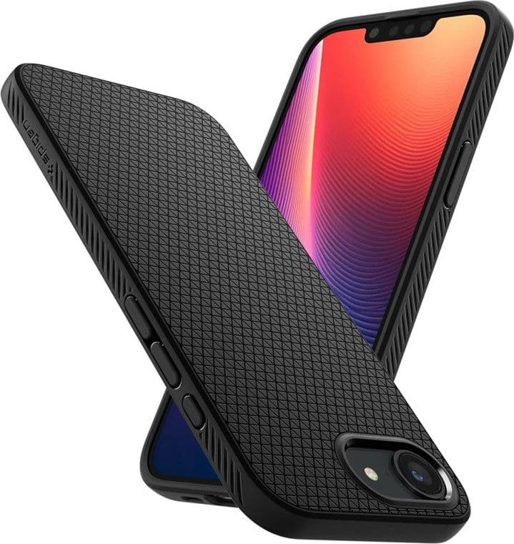 Spigen Liquid Air - Custodia per iPhone 17e / 16e (nero opaco) - 9