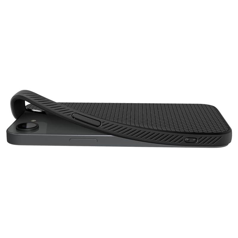 Spigen Liquid Air - Custodia per iPhone 17e / 16e (nero opaco) - 10
