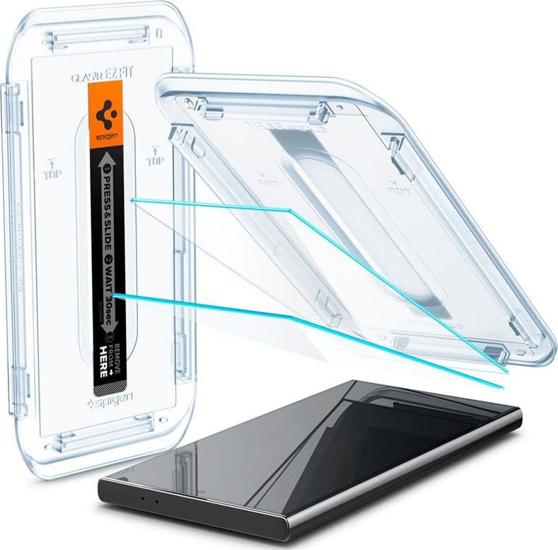 Spigen GLAS.TR EZ FIT 2-Pack - Tempered glass for Samsung Galaxy S24 Ultra (2 pieces) - 8
