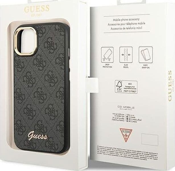 Guess 4G Metal Camera Outline Case - Case for iPhone 14 Plus (Black) - 8