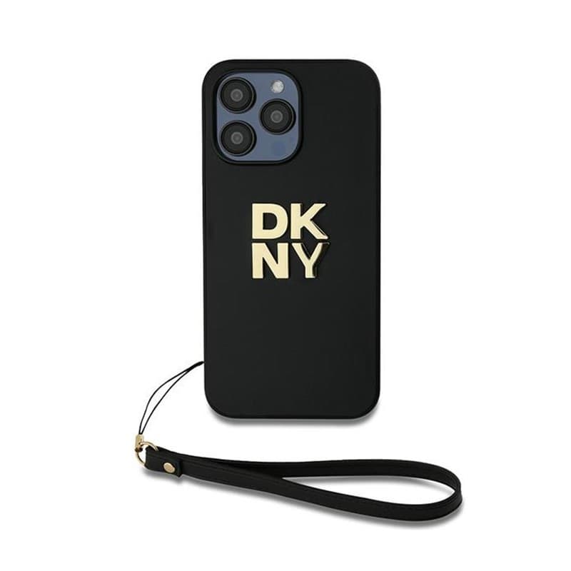 DKNY Wrist Strap Stock Logo - Case for iPhone 15 Pro Max (Black) - 2