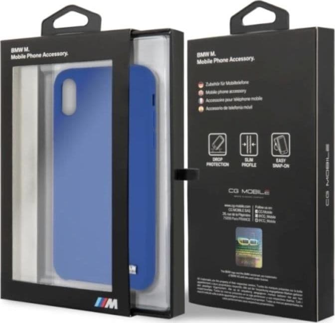 BMW Silicone M Collection - Case for iPhone X / Xs (Blue) - 4
