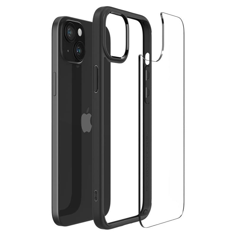 Spigen Ultra Hybrid - Case for iPhone 15 (Matte Black) - 8