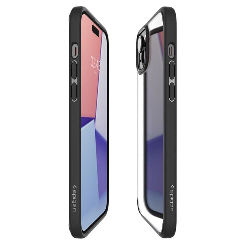 Spigen Ultra Hybrid - Case for iPhone 15 (Matte Black) - 9