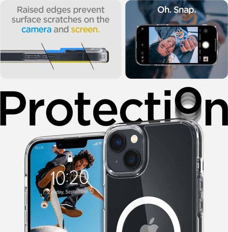 Spigen Ultra Hybrid Mag MagSafe - Case for iPhone 14 (White) - 2