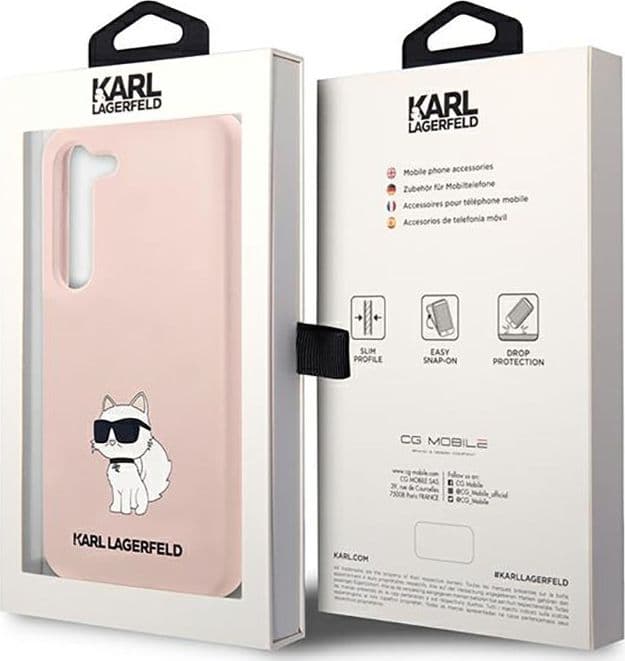 Karl Lagerfeld Silicone NFT Choupette - Case for Samsung Galaxy S23+ (Pink) - 8