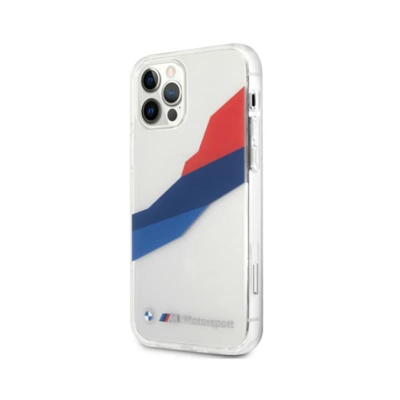 BMW Motorsport Tricolor - Case for iPhone 12 Pro Max (Transparent) - 2