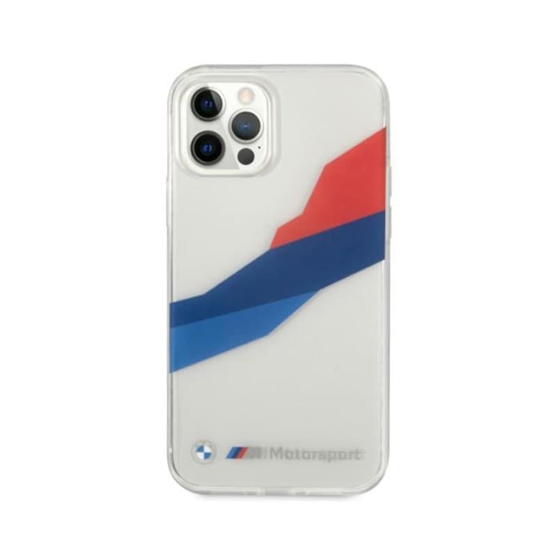 BMW Motorsport Tricolor - Case for iPhone 12 Pro Max (Transparent) - 3