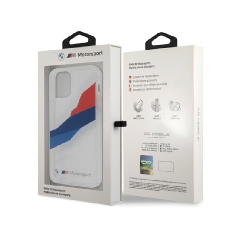 BMW Motorsport Tricolor - Case for iPhone 12 Pro Max (Transparent) - 8