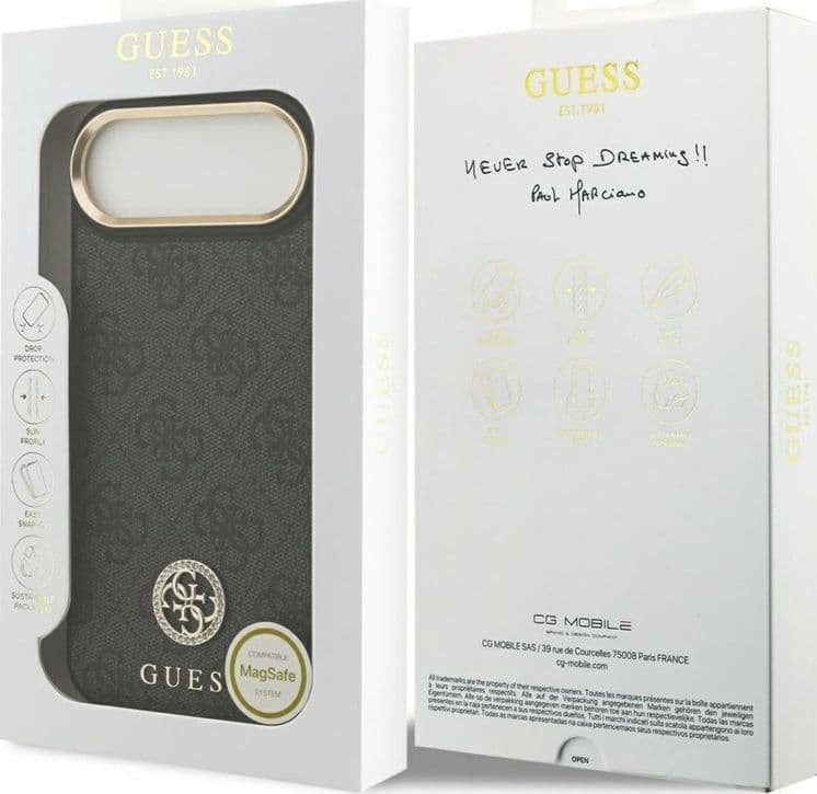 Guess 4G Strass Logo MagSafe - Case iPhone Air (Black) - 8