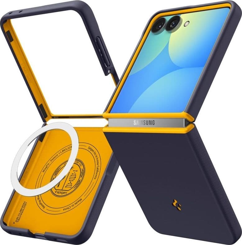 Spigen Nano Pop Mag MagSafe - Custodia per Samsung Galaxy Z Flip 8 (Mirtillo Navy) - 2